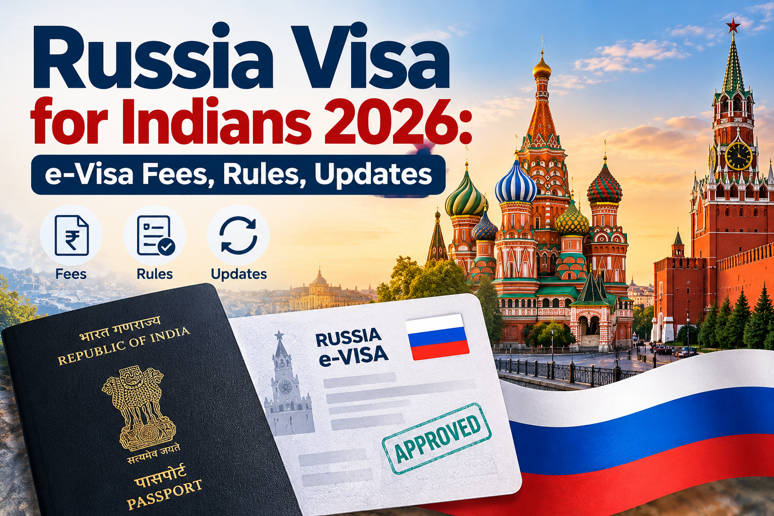 Russia Visa for Indians: e-Visa, Fees and Visa-Free Updates