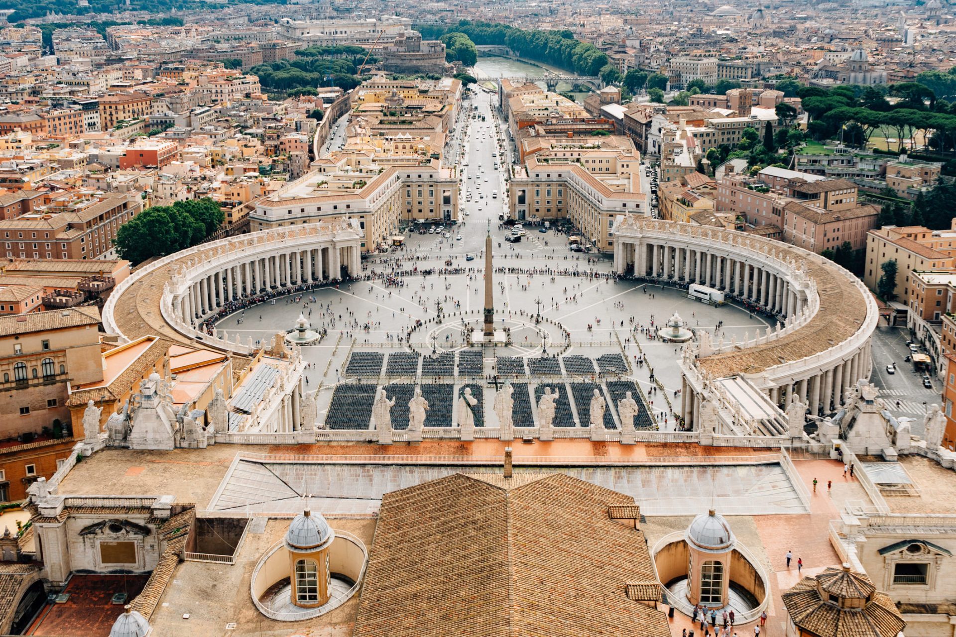 Rome and Vatican City – St. Peter's Basilica, Colosseum and Trevi Fountain