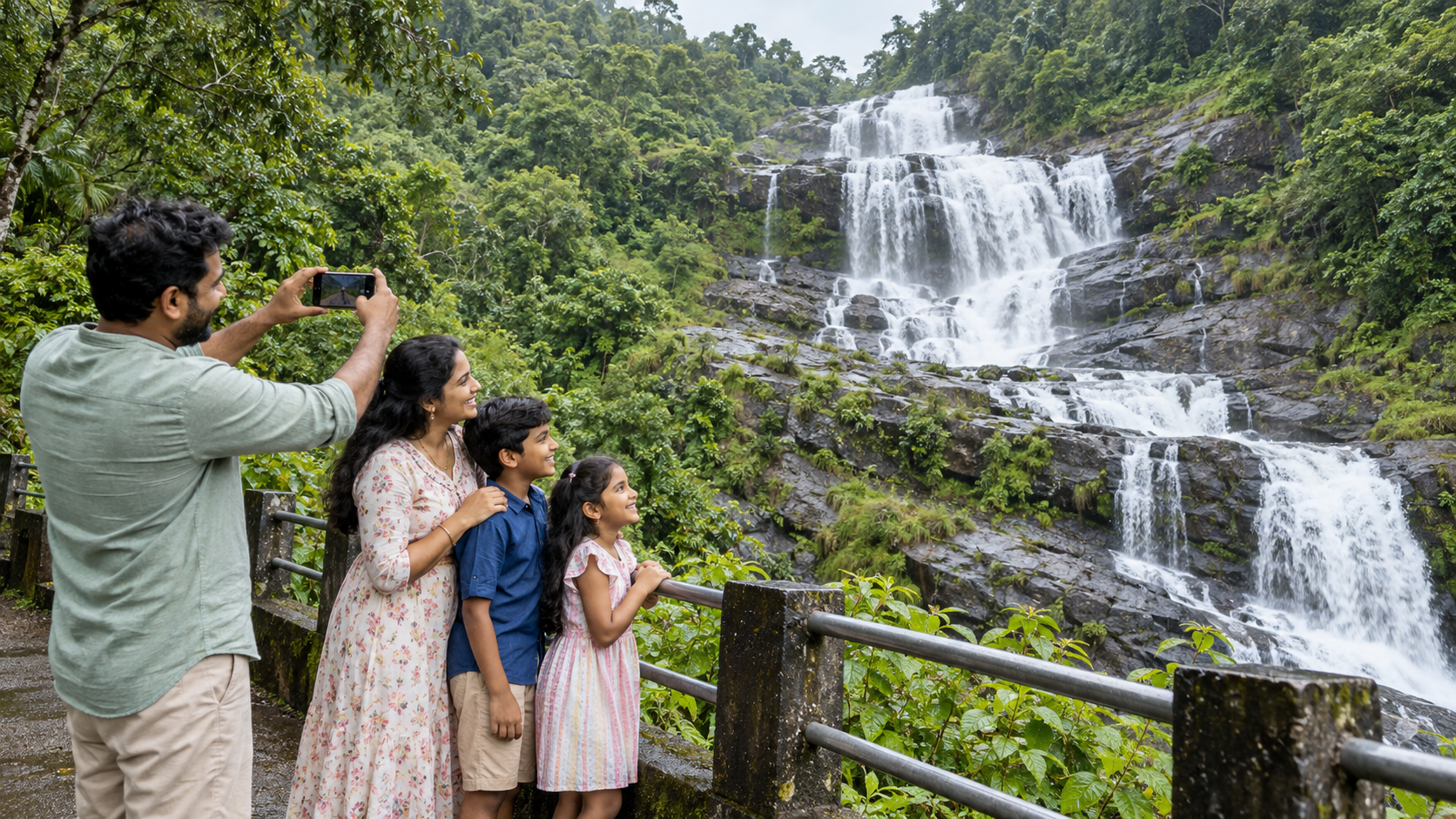 Athirapilly & Munnar – 4 Days of Waterfalls and Hills