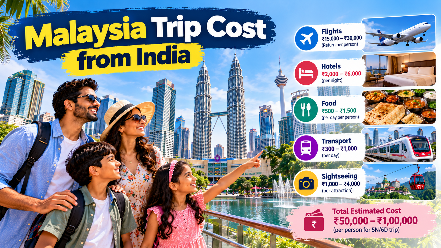 Malaysia Trip Cost from India: A Realistic Budget Breakdown for 2026
