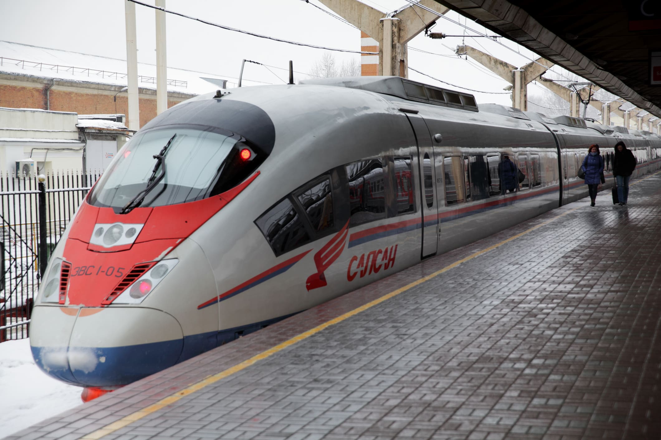 Sapsan high-speed train to St Petersburg
