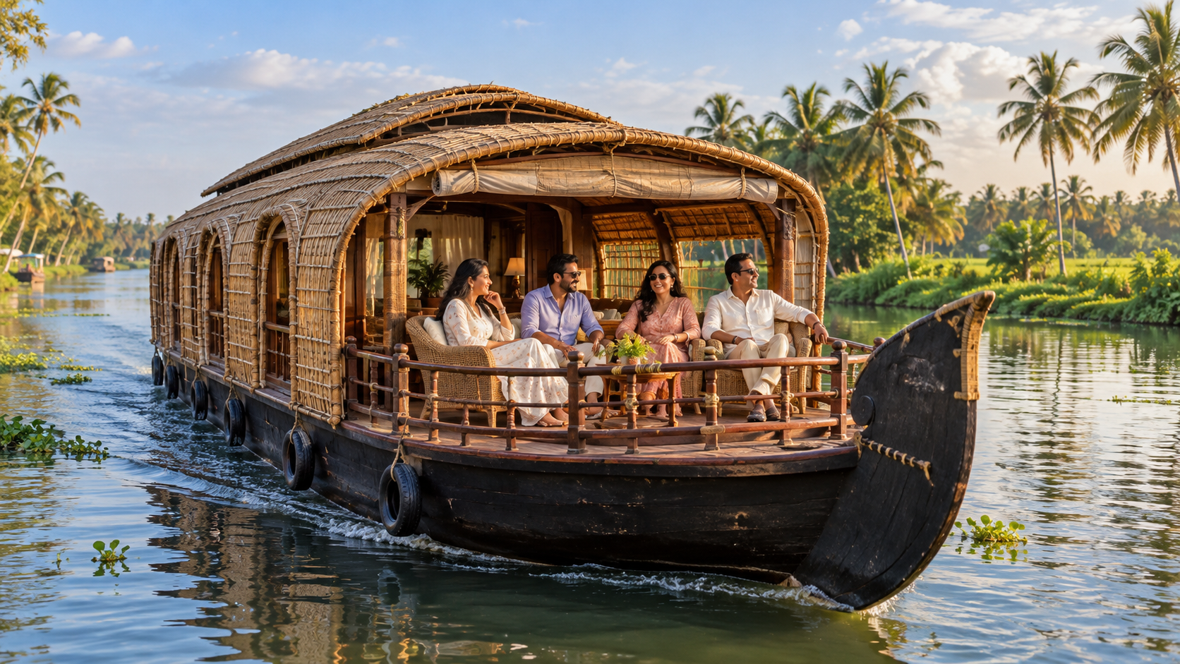 A Night on an Alleppey Houseboat