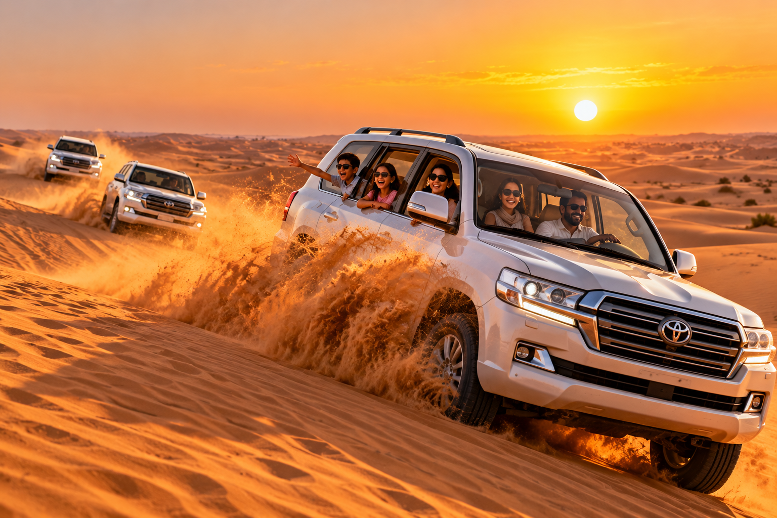 Leisure Morning – Desert Safari with BBQ Dinner