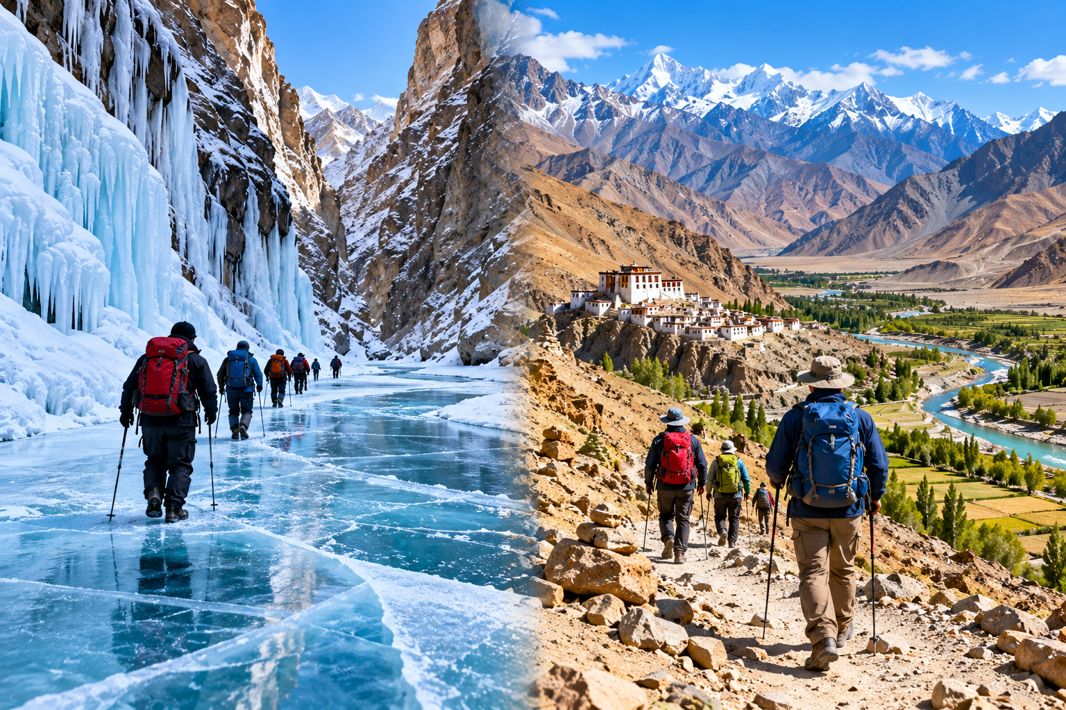 Zanskar Valley and Ladakh Treks: Phuktal, Chadar and Markha Valley