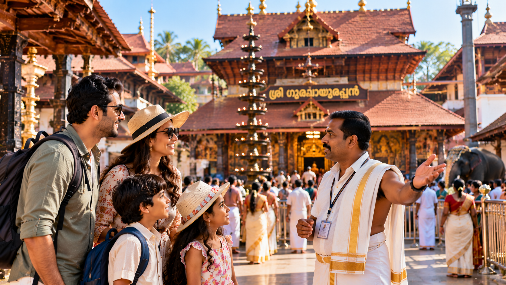 Kerala 8 Days Itinerary: Guruvayur to Alleppey Houseboat