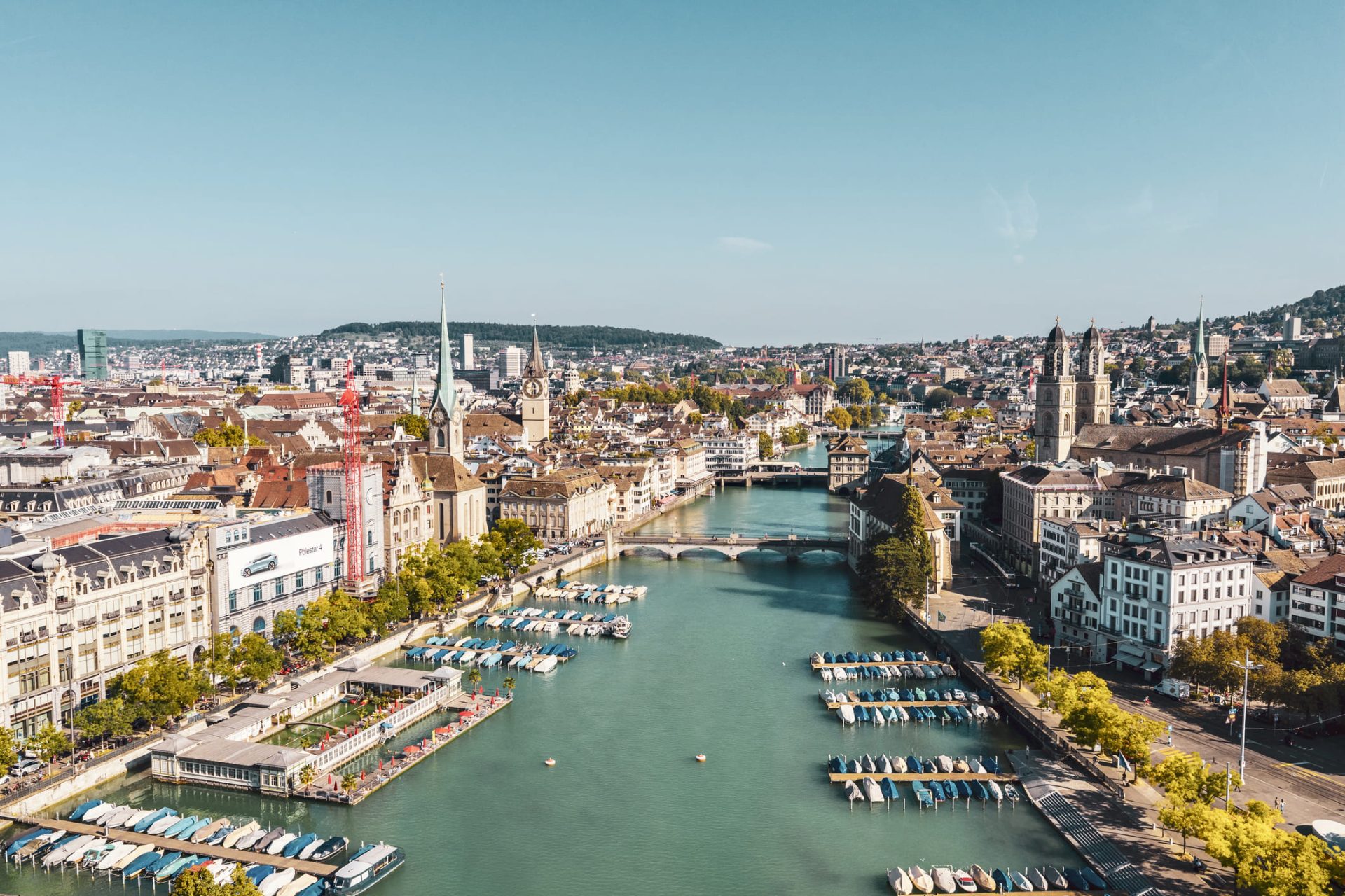 Departure from Zurich
