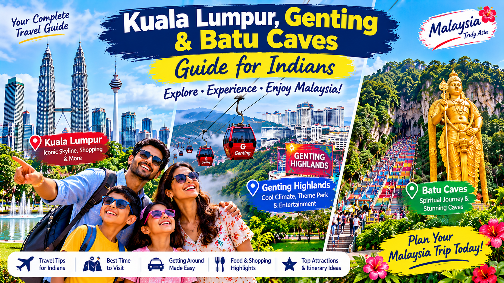 Kuala Lumpur, Genting Highlands and Batu Caves: A Guide for Indian Travellers