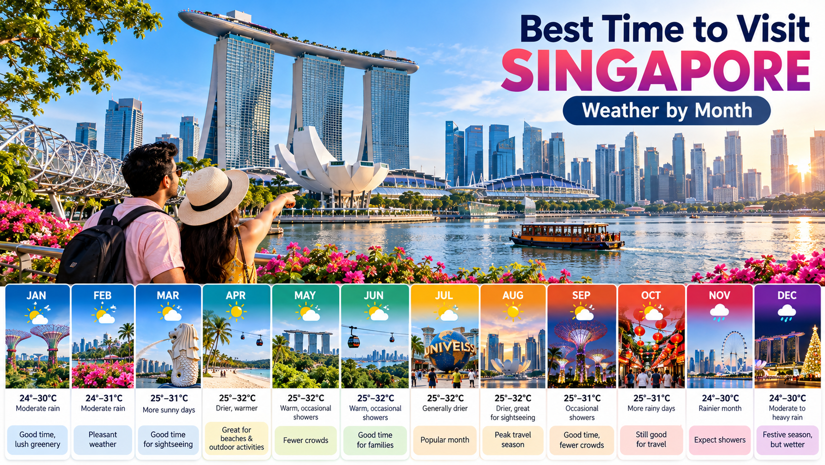 Best Time to Visit Singapore: Weather by Month, Festivals and Travel Tips