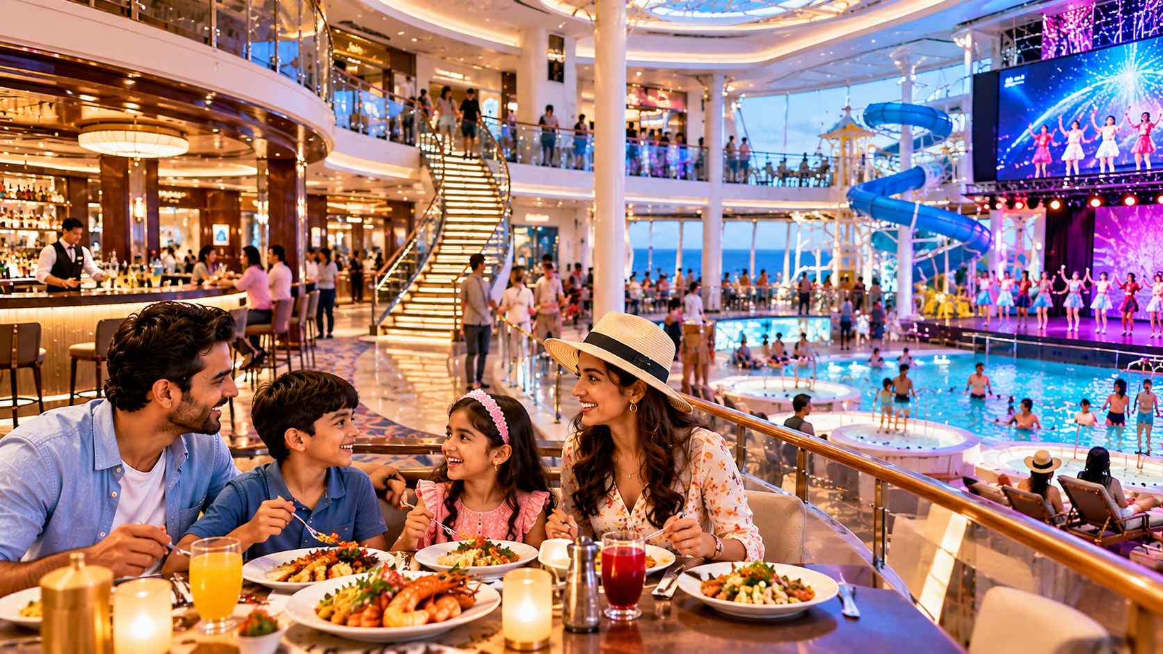 Port of call or day at sea