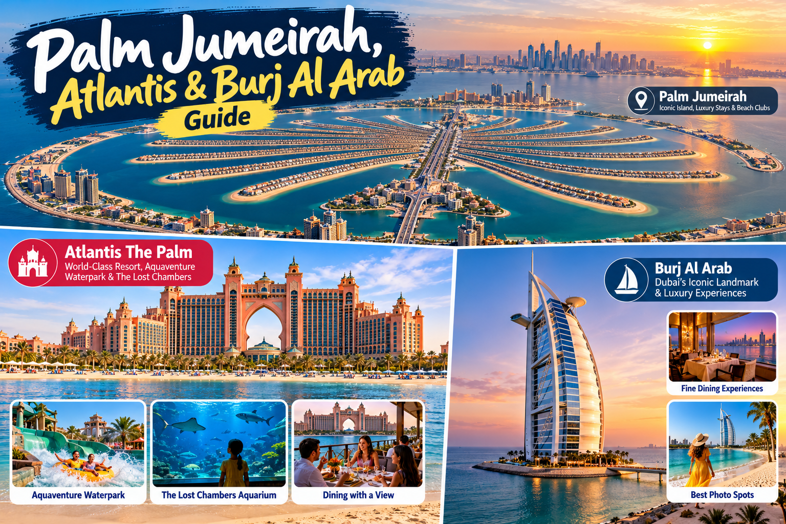 Palm Jumeirah, Atlantis and Burj Al Arab: A Visitor's Guide