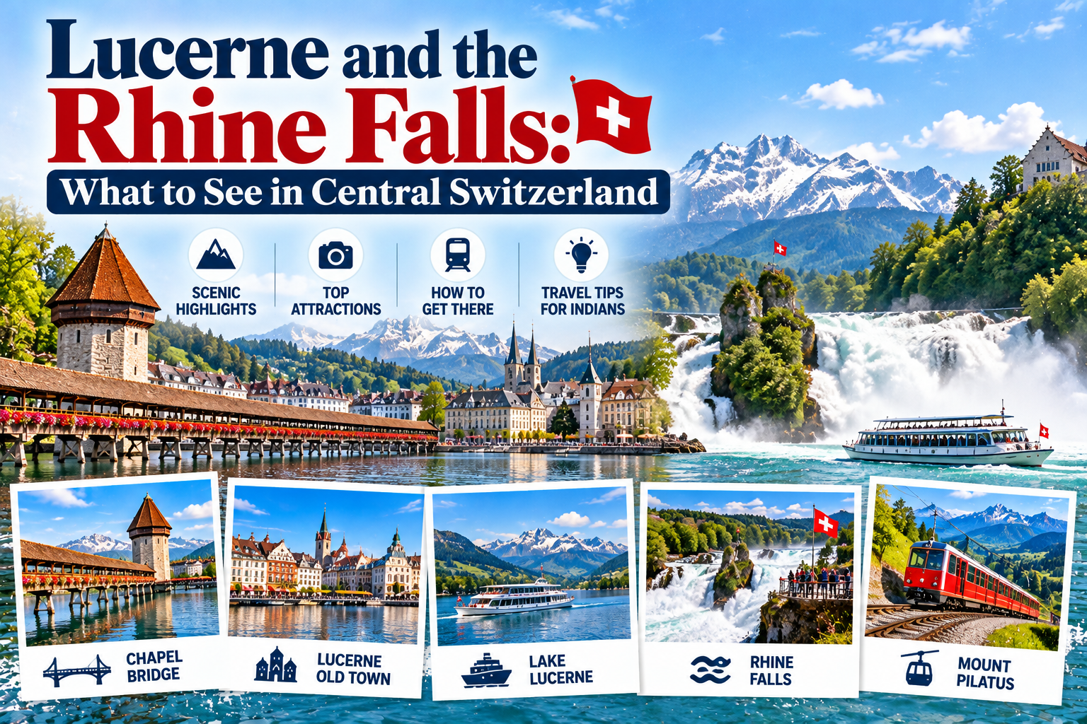 Lucerne and the Rhine Falls: What to See in Central Switzerland