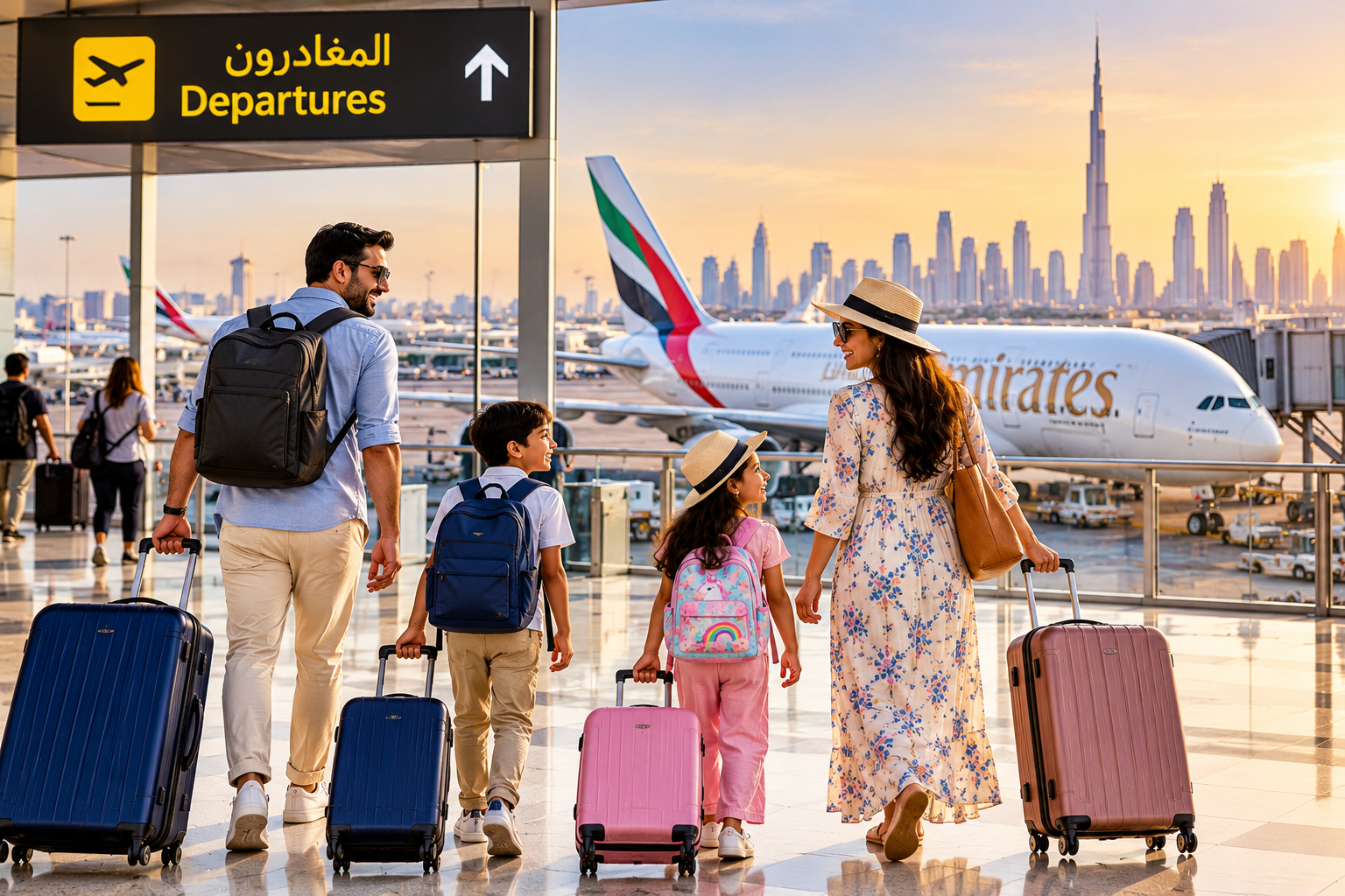 Departure from Dubai