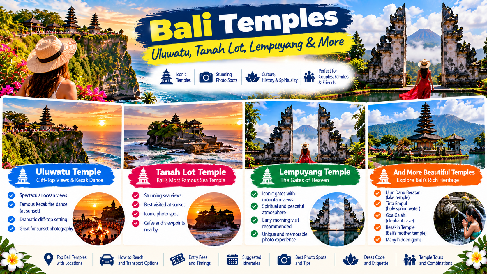 Bali Temples Guide: Uluwatu, Tanah Lot, Lempuyang and More