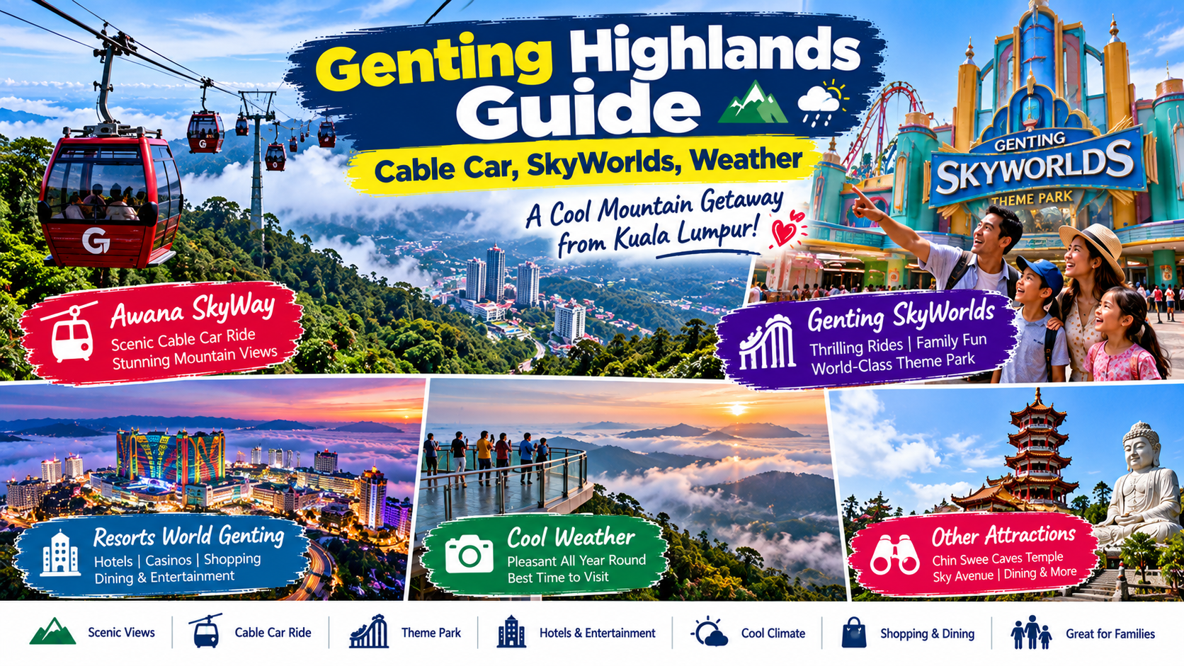 Genting Highlands Guide: Awana SkyWay, SkyWorlds, Weather and How to Get There
