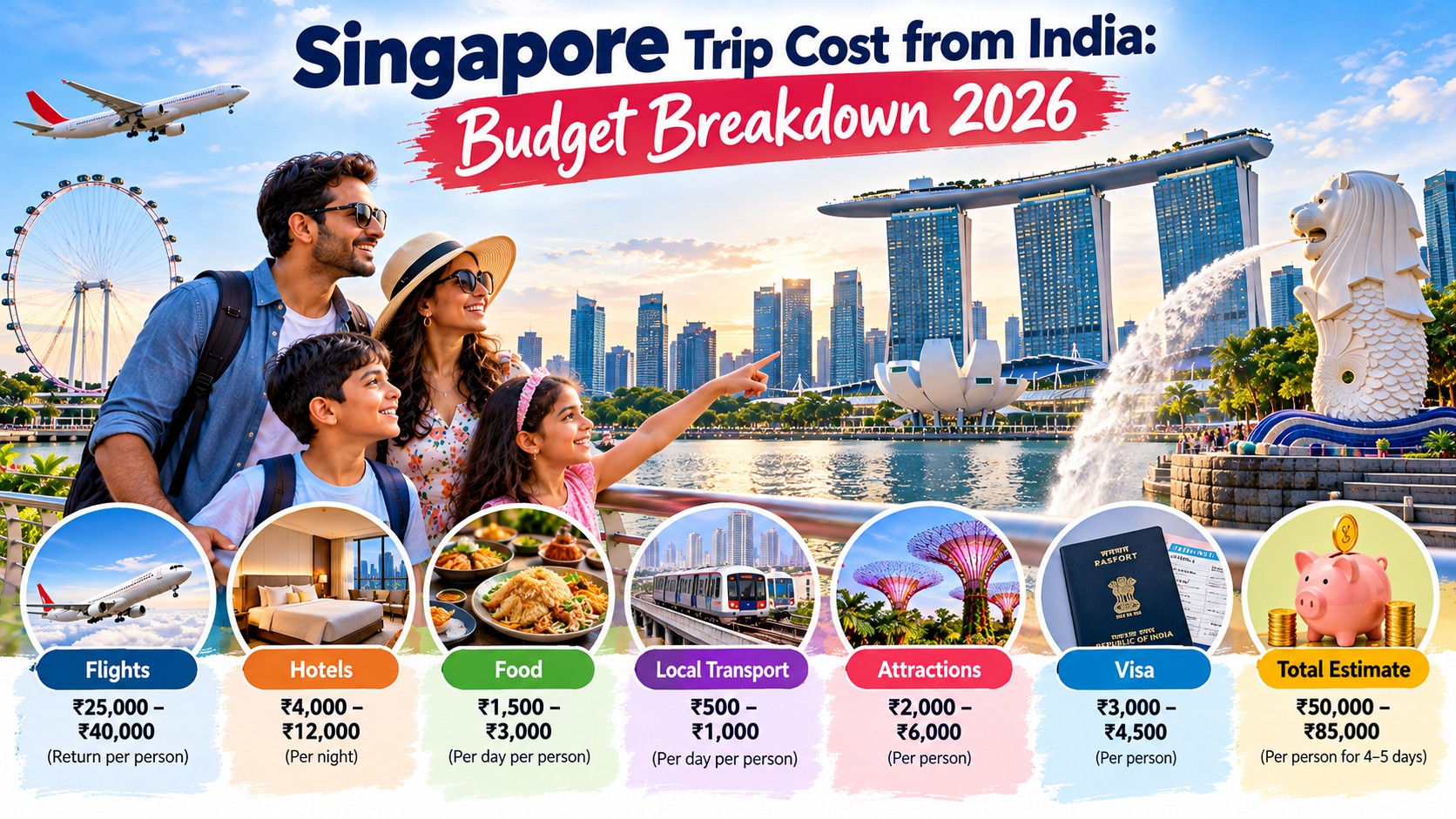 Singapore Trip Cost from India: A Realistic Budget Breakdown