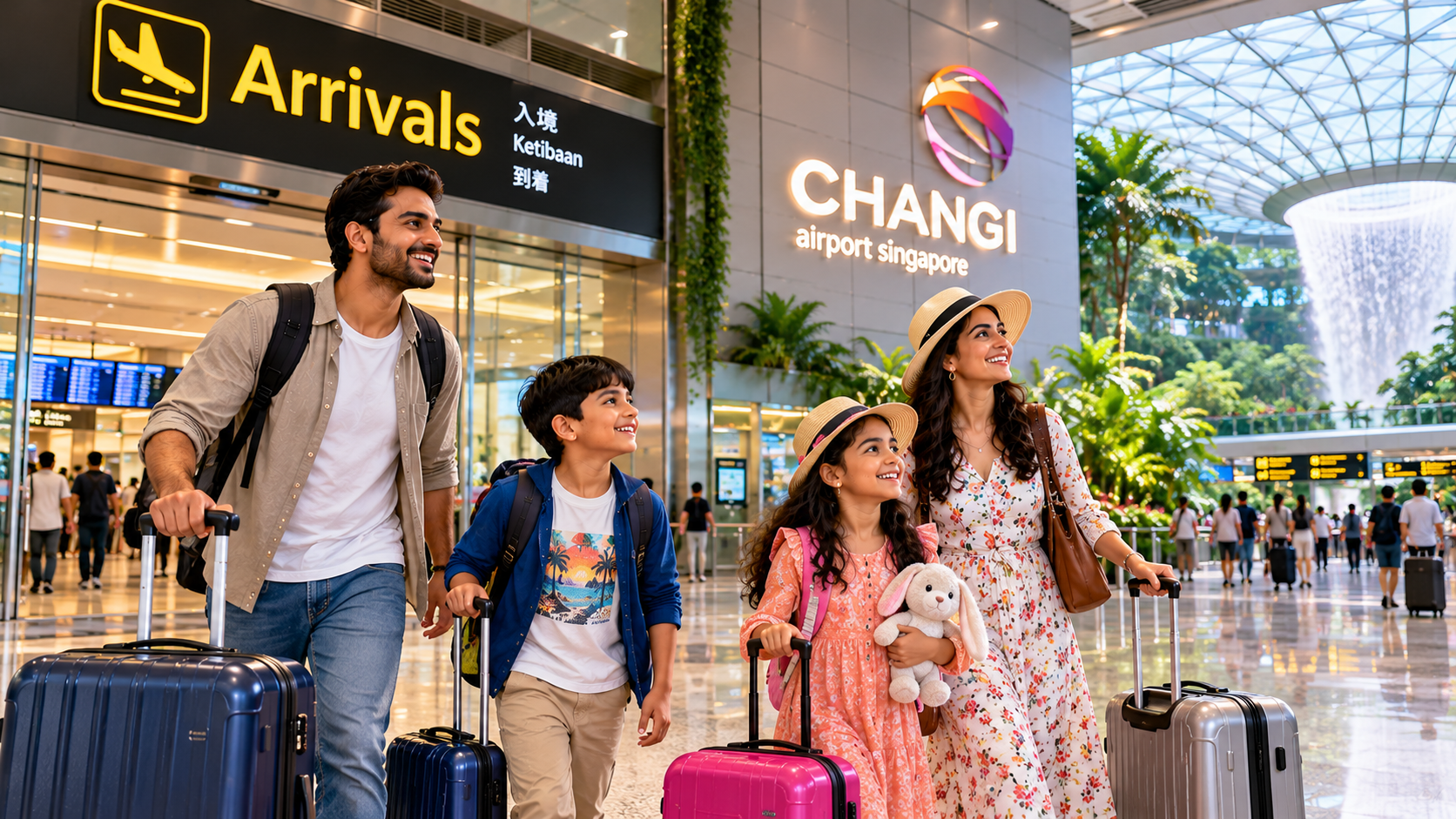 Arrival in Singapore