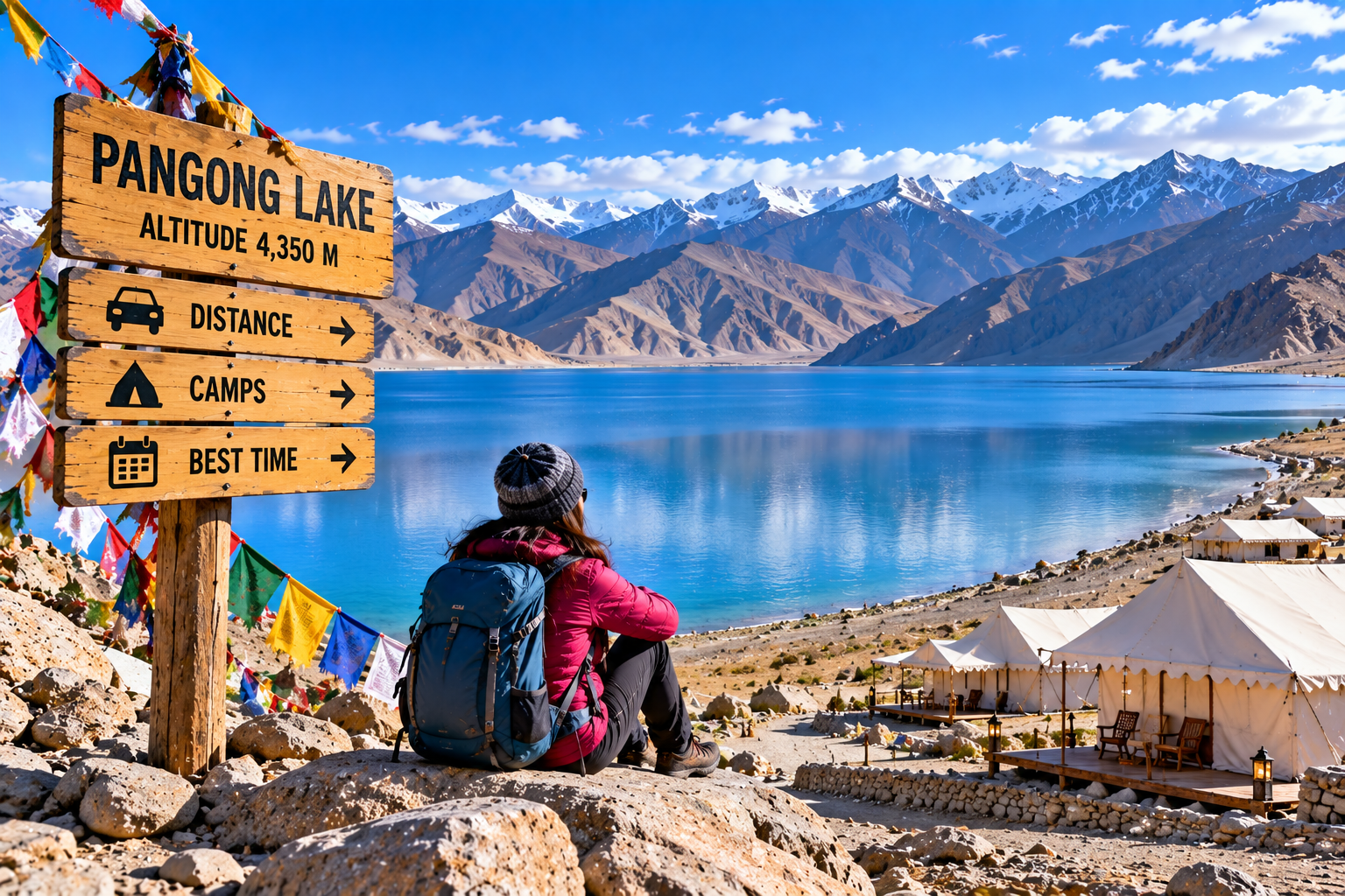 Pangong Lake Guide: Distance from Leh, Camps, Best Time and Tips