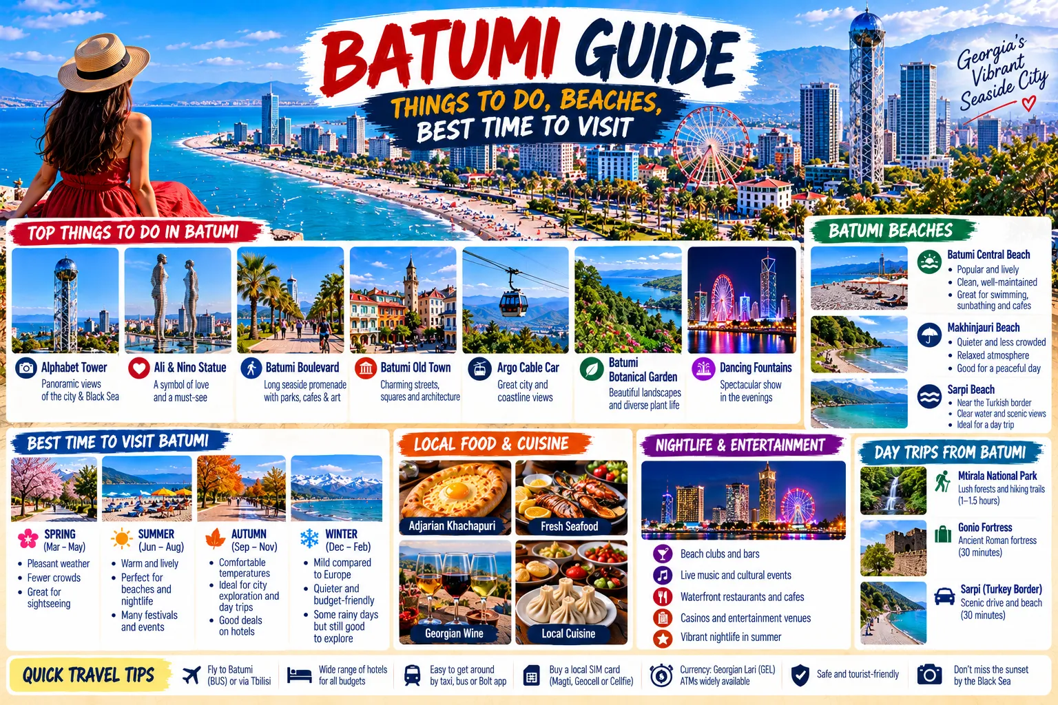 Batumi Guide: Things to Do, Beaches, Best Time and How to Get There