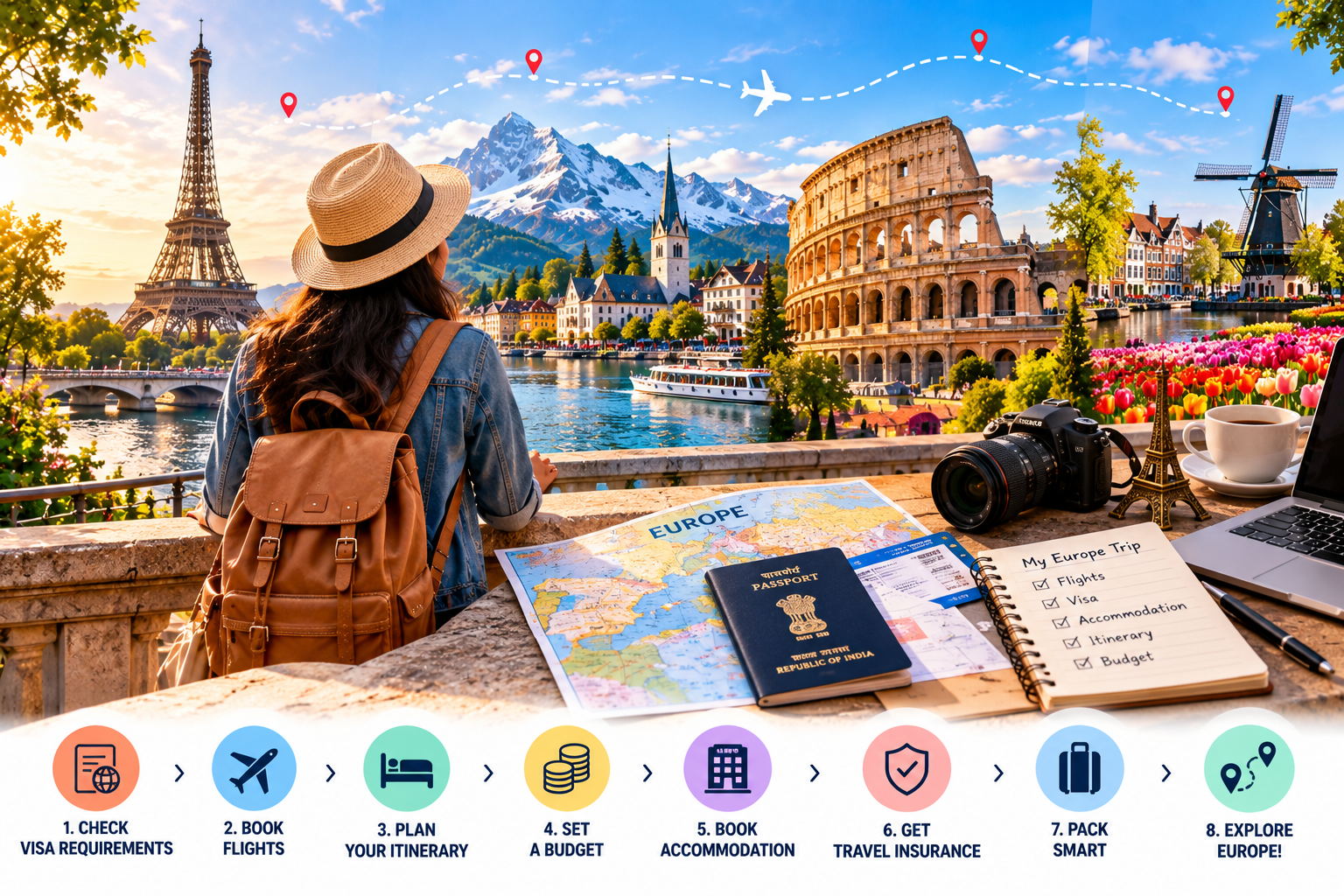 How to Plan a Europe Trip from India: A Step-by-Step Guide