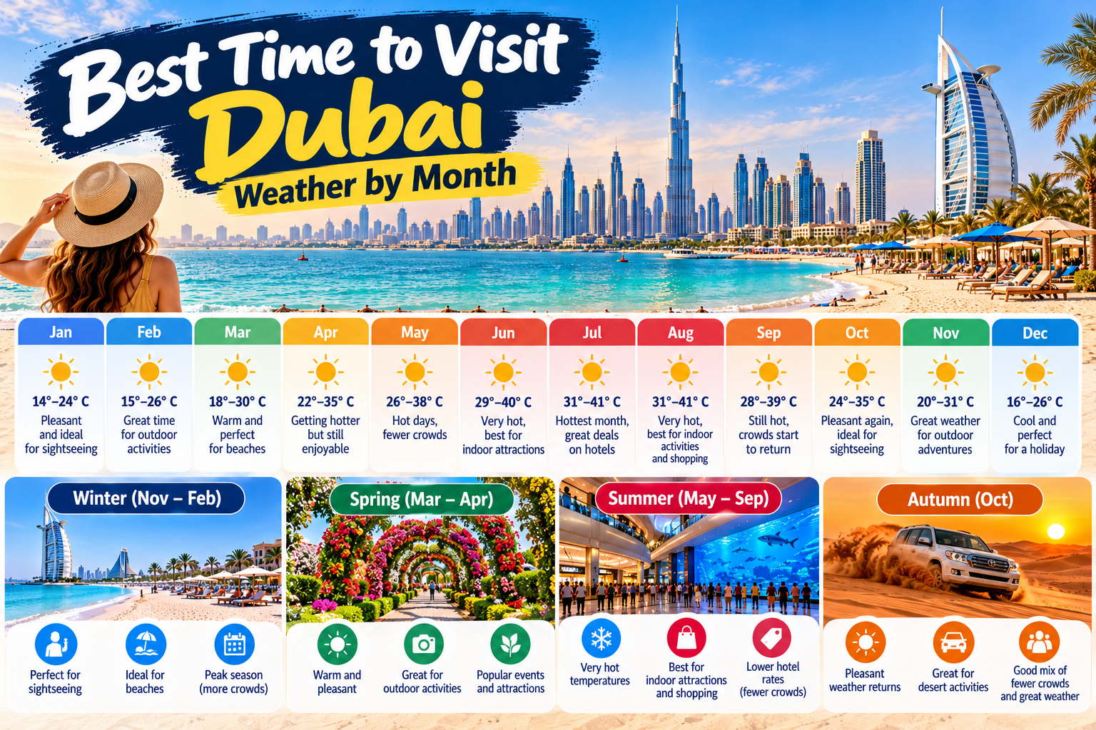 Best Time to Visit Dubai: Weather Month by Month