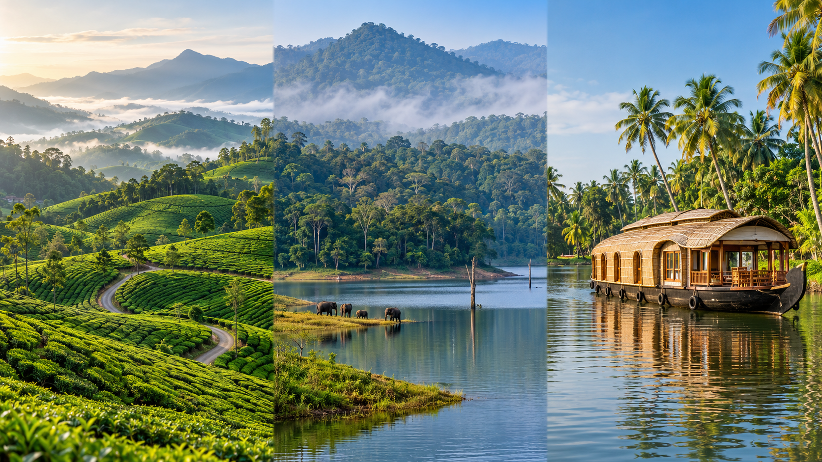 Kerala 5 Days Itinerary: Munnar, Thekkady & Alleppey