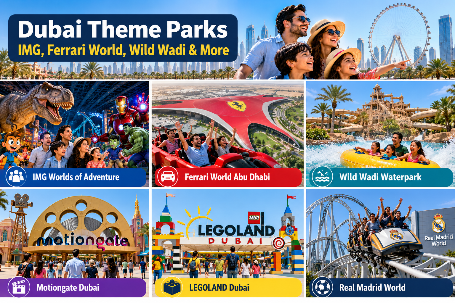 Dubai Theme Parks and Water Parks: A Guide for Families with Kids