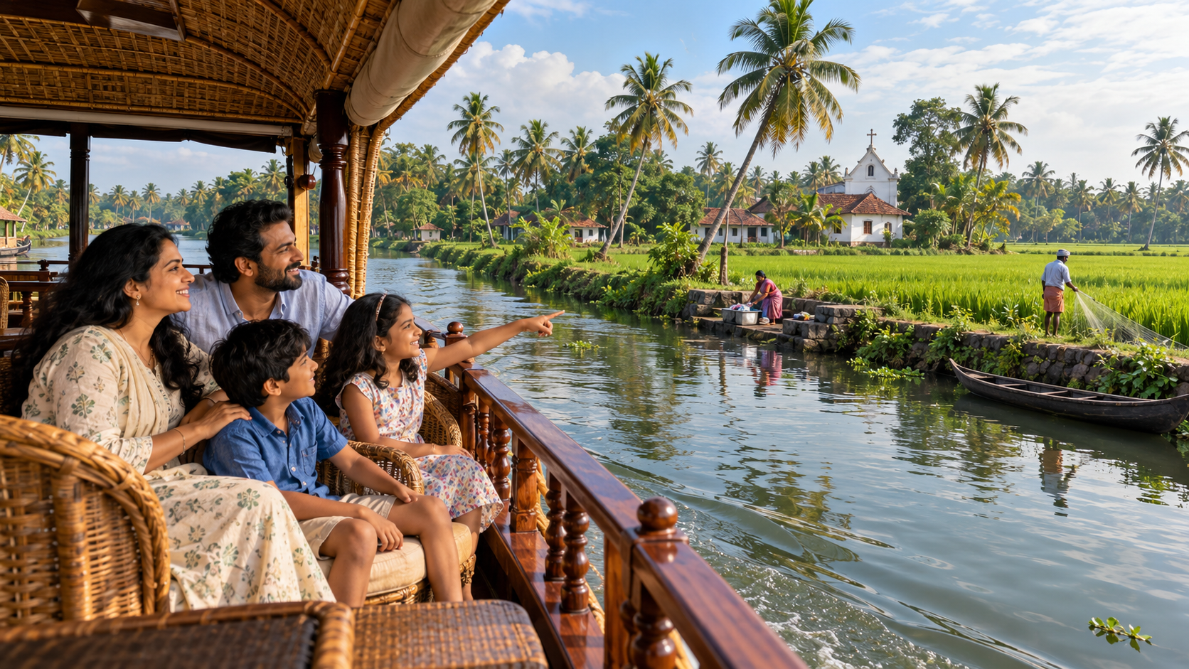 Kerala 6 Days Itinerary: Munnar, Thekkady & Houseboat