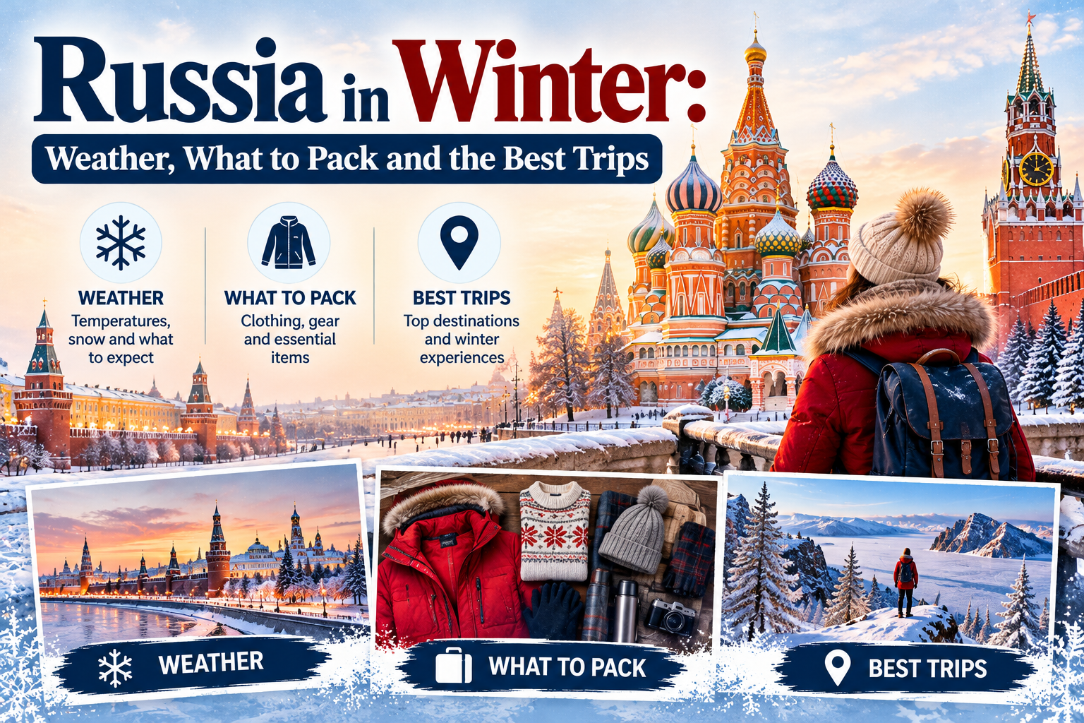 Russia in Winter: Weather, What to Pack and the Best Trips