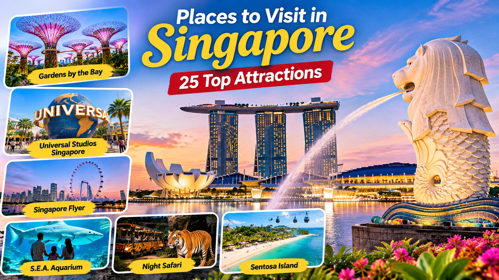 Places to Visit in Singapore: 25 Top Attractions for Indian Travellers