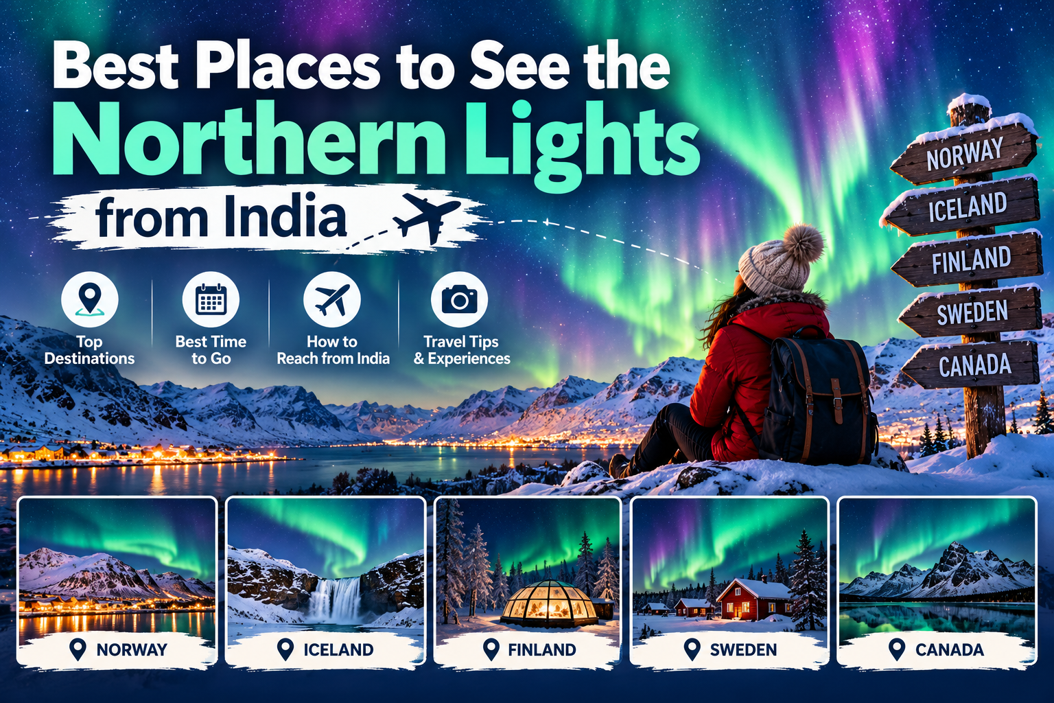 Best Places to See the Northern Lights from India