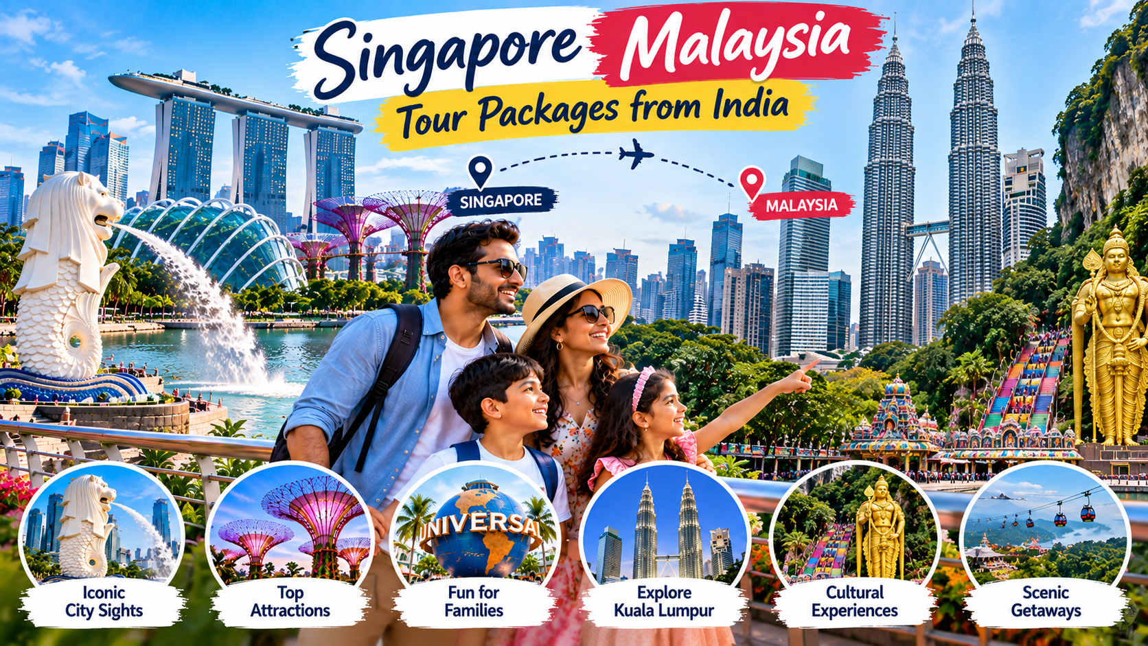 Singapore Malaysia Tour Packages from India