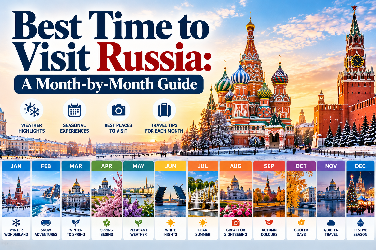 Best Time to Visit Russia: A Month-by-Month Guide