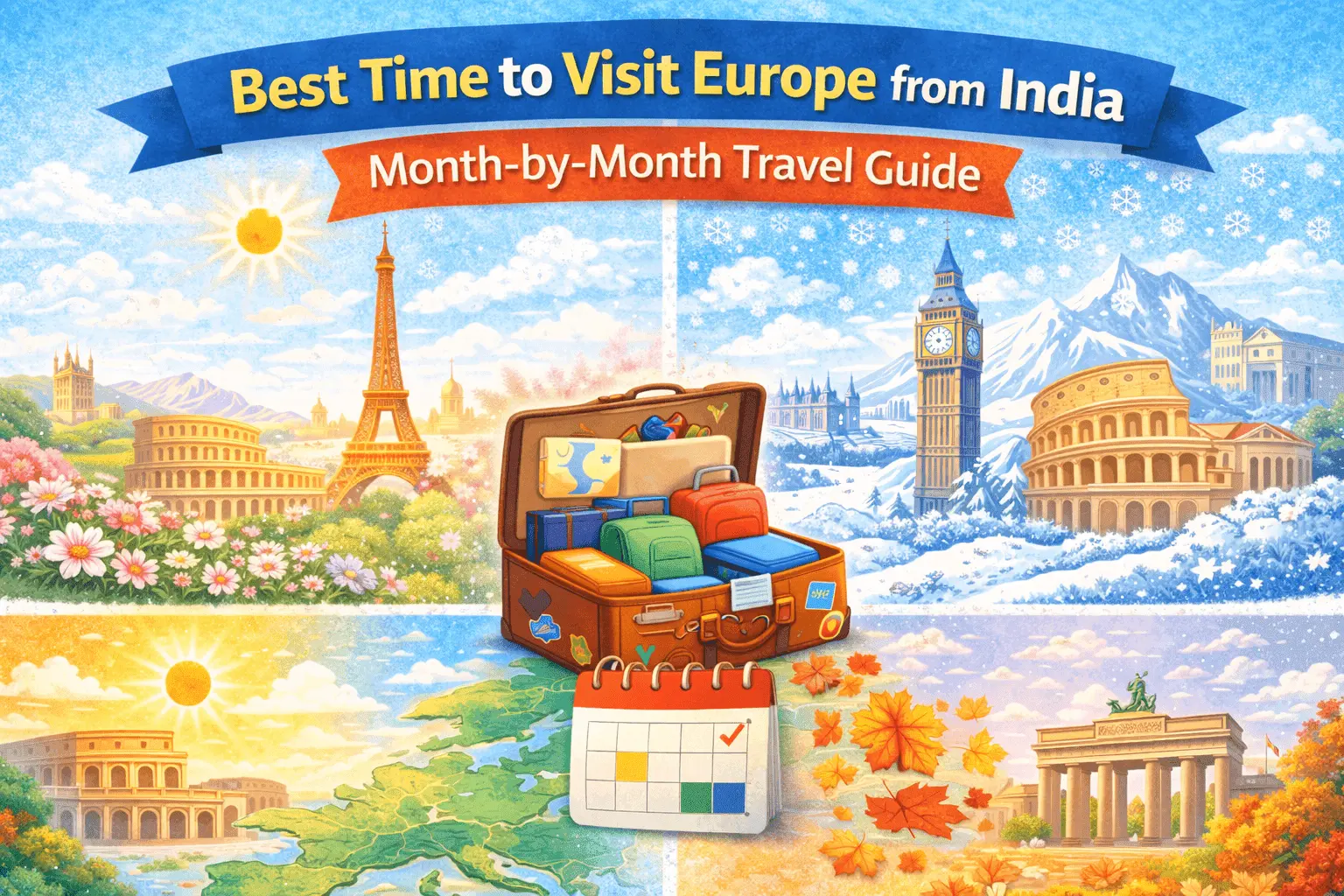 Best time to visit Europe from India