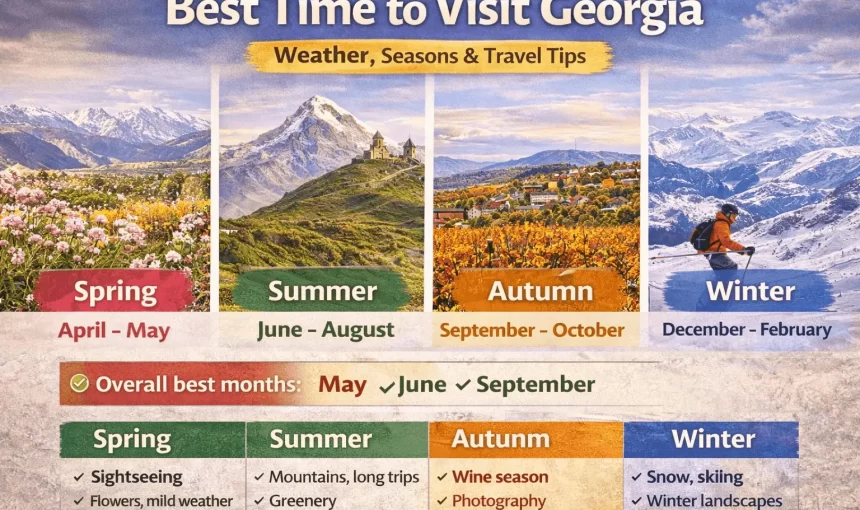 Best Time to Visit Georgia – Weather, Seasons & Travel Tips