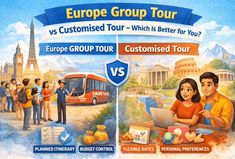 Europe group tour or a customized tour - which one is better?