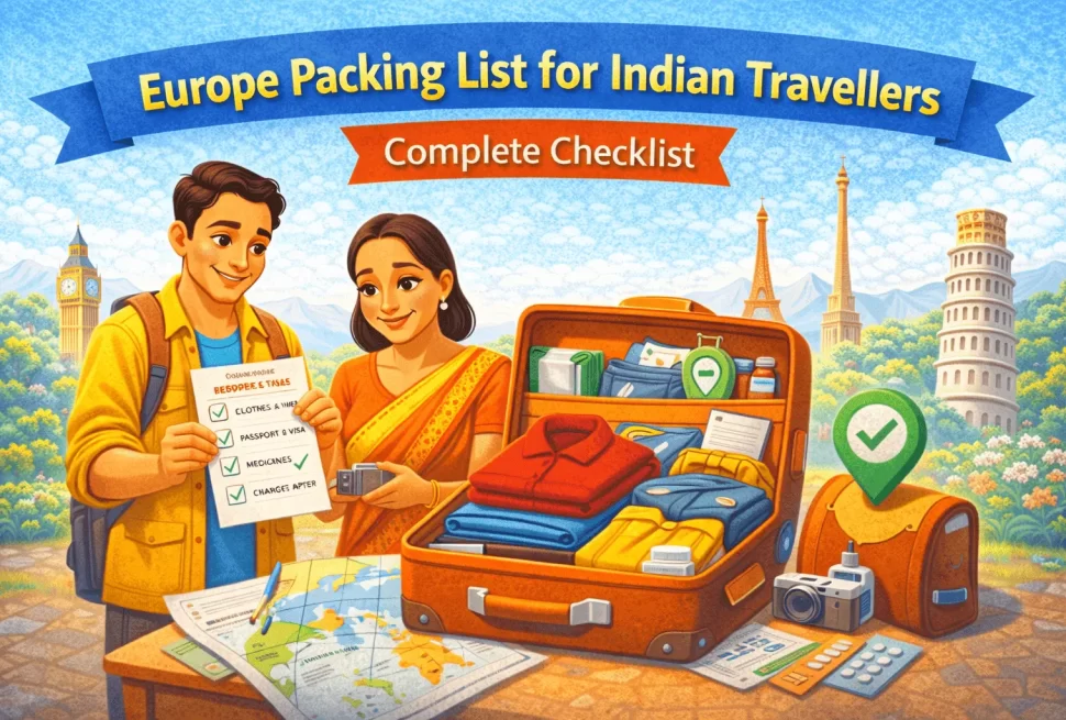 Europe packing list for Indian travellers