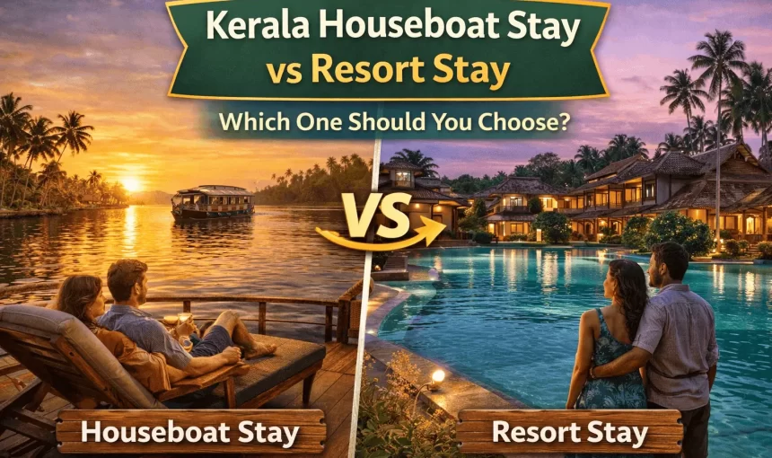 Kerala Houseboat Stay vs Resort Stay – Which One Should You Choose?