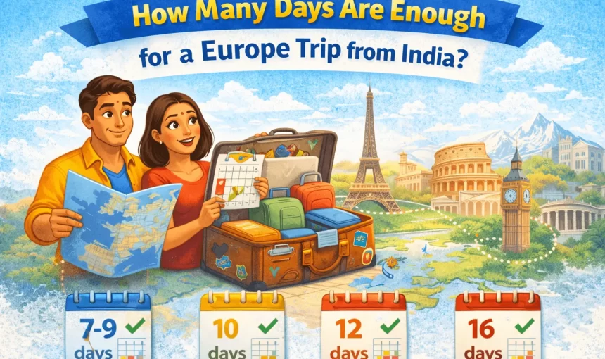 How Many Days Are Enough for a Europe Trip from India?