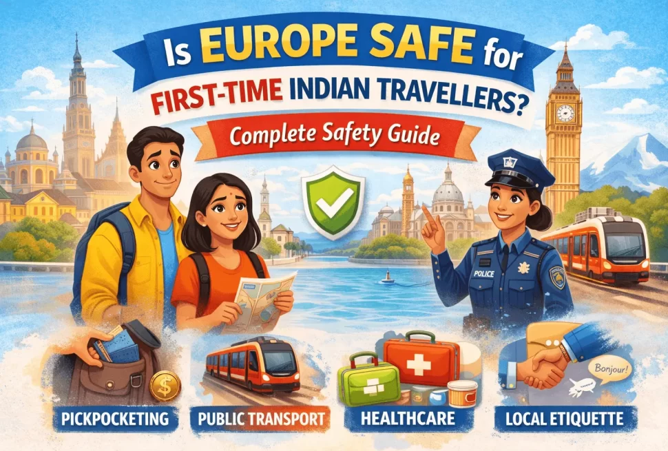 A complete safety guide on is Europe safe for first time Indian traveller?