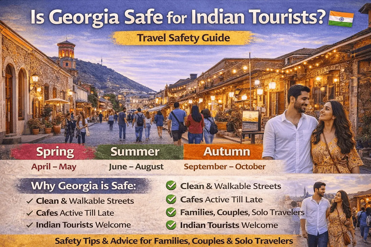 Is Georgia safe for Indian tourists – travel safety guide