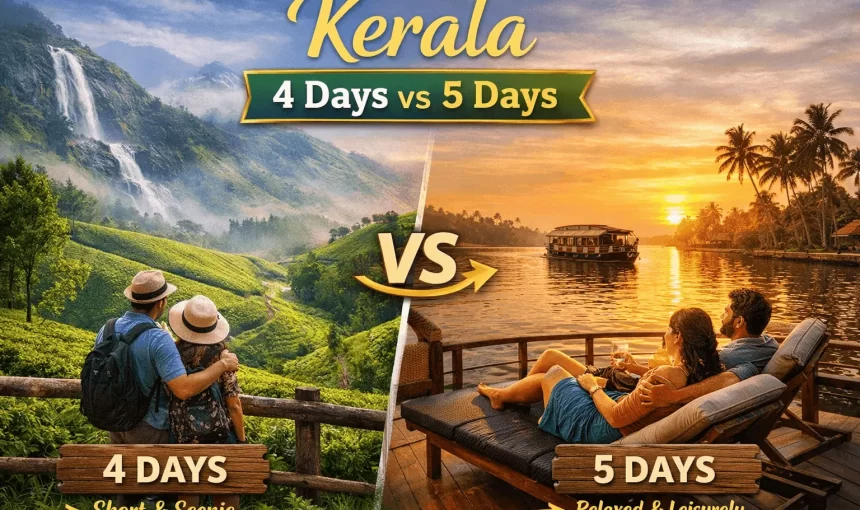 Kerala 4 Days vs 5 Days – Which Itinerary Is Better for Your Trip?