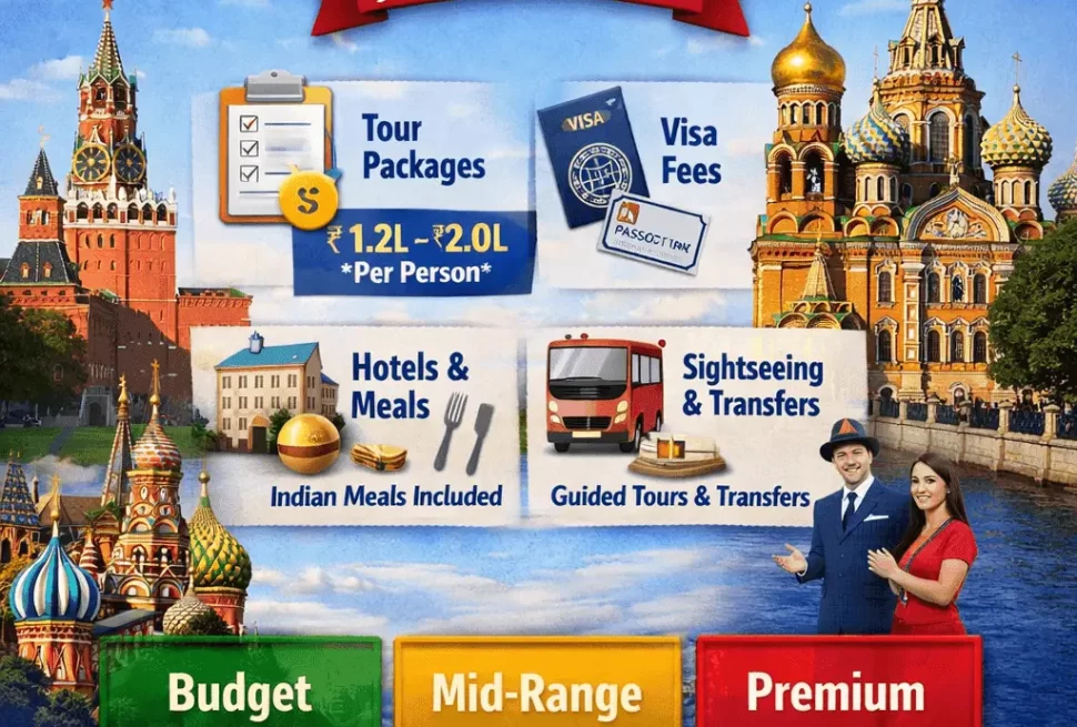 A detailed guide on varies categories of trip Russia trip cost