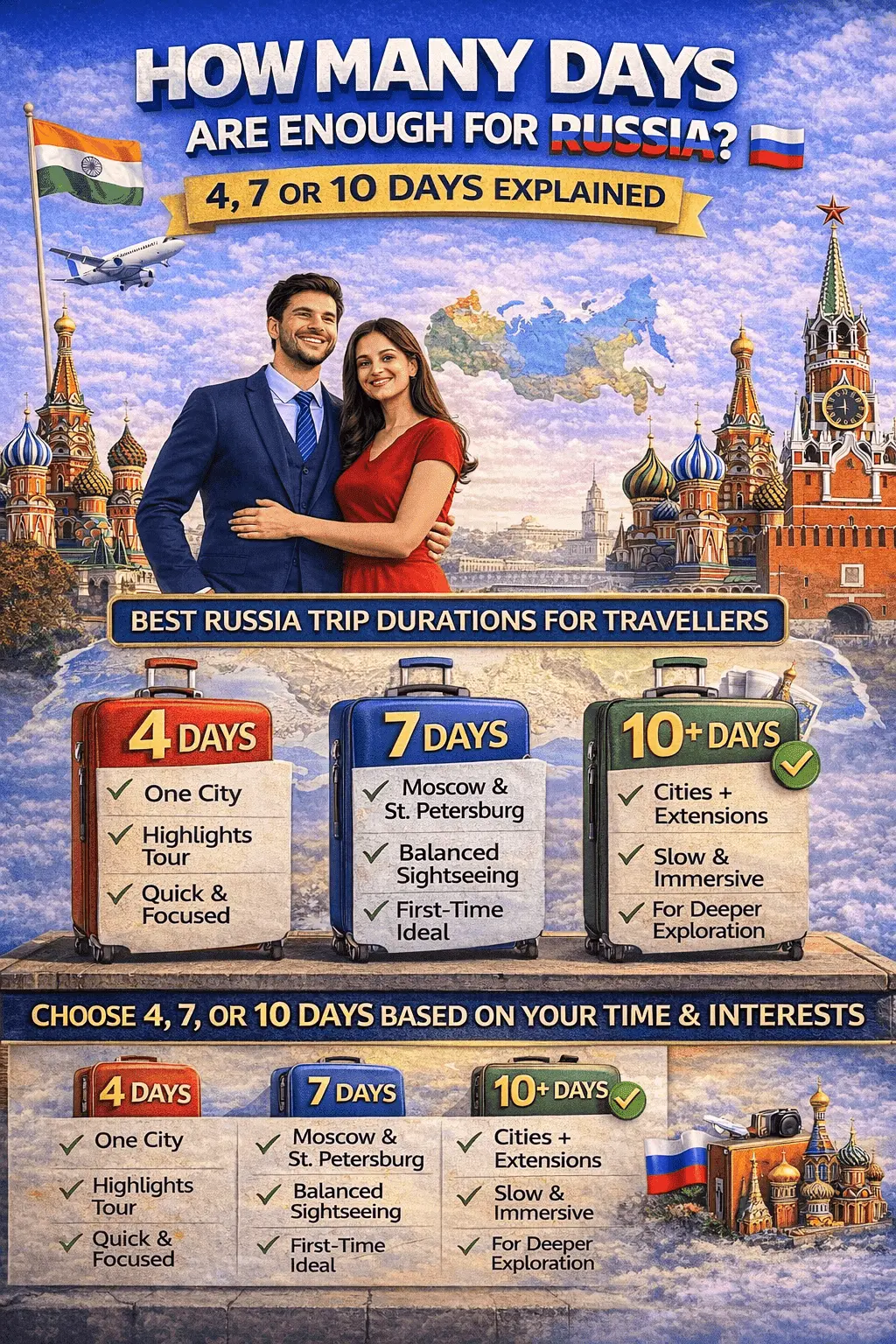 How many days trips are enough for such a vast Russia