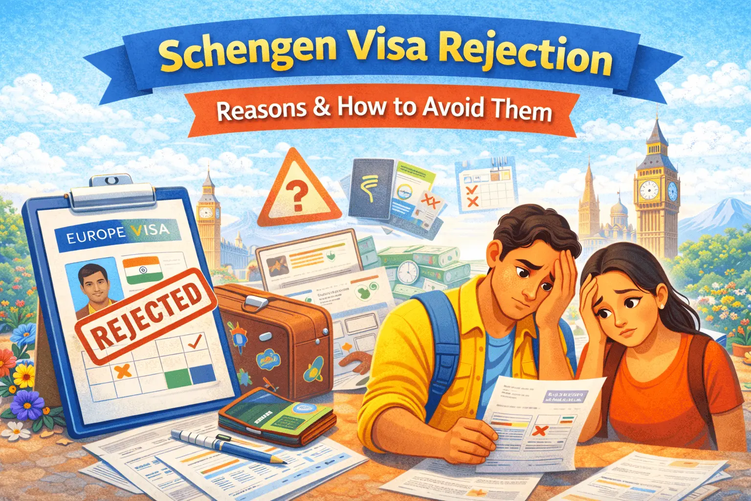 How to avoid Schengen visa rejection